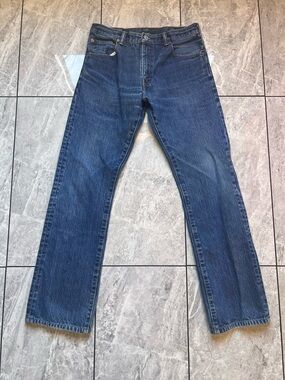 Levi’s 517 Men’s Blue Wash Denim Slim Fit Boot Cut Jeans Five Pocket 33WX34L